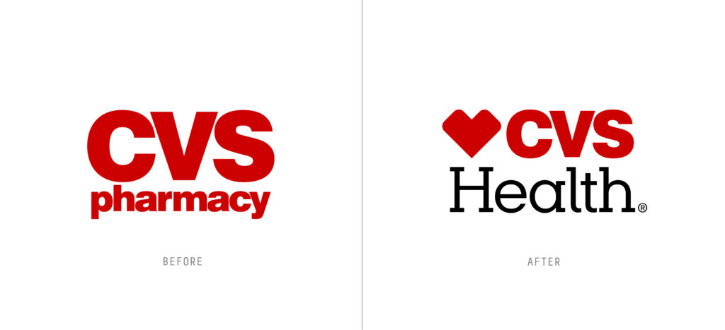 Healthcare Rebranding Examples - CVS - Ignyte Brands